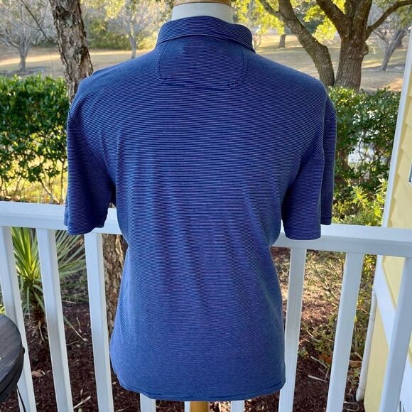 Tommy Bahama Striped Chicago Cubs Polo Shirt. Size XL - Picture 5 of 9